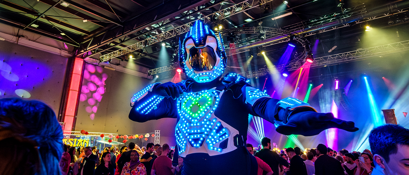 ECHASSIER ROBOT LUMINEUX